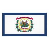 Staatsflagge West Virginia Fotodruck (Vorne)