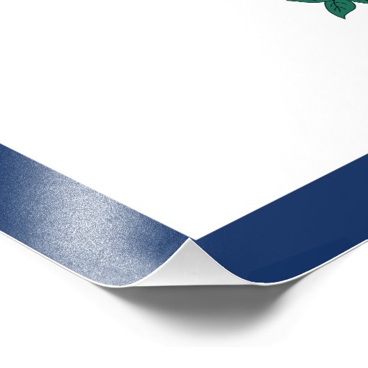 Staatsflagge West Virginia Fotodruck (Ecke)