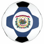 Staatsflagge West Virginia Fußball (Vorderseite)