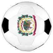 Staatsflagge West Virginia Fußball (Gedreht)
