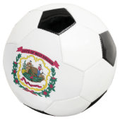 Staatsflagge West Virginia Fußball (Dreiviertel)