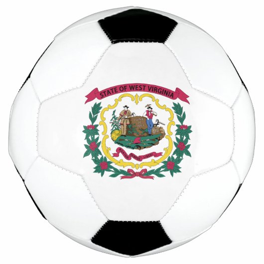 Staatsflagge West Virginia Fußball (Vorderseite)