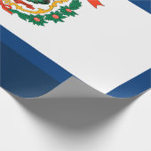 Staatsflagge West Virginia Geschenkpapier (Ecke)