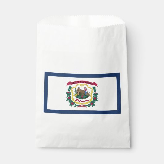 Staatsflagge West Virginia Geschenktütchen (Vorderseite)