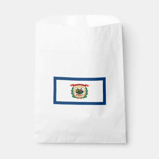 Staatsflagge West Virginia Geschenktütchen (Vorderseite)