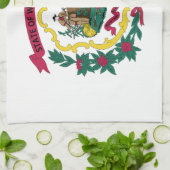 Staatsflagge West Virginia Geschirrtuch (Gefaltet)