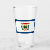 Staatsflagge West Virginia Glas (Vorderseite)