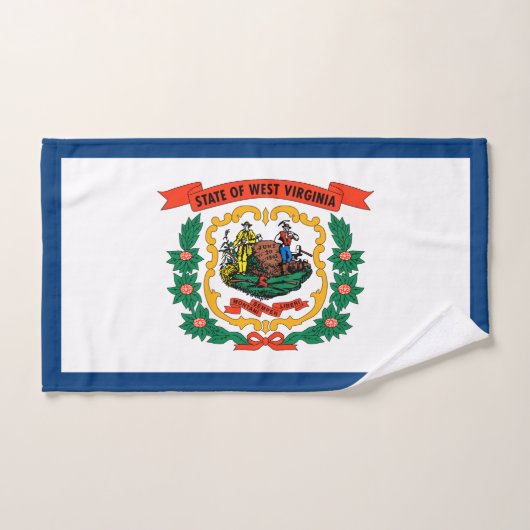 Staatsflagge West Virginia Handtuch (Handtuch)