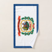 Staatsflagge West Virginia Handtuch (Handtuch)