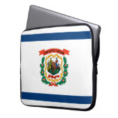 Staatsflagge West Virginia Laptopschutzhülle (Vorderseite Links)
