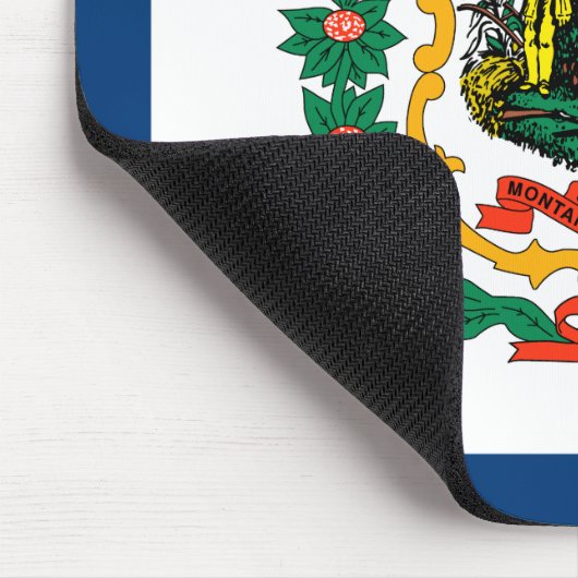 Staatsflagge West Virginia Mousepad (Ecke)