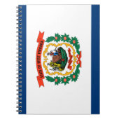 Staatsflagge West Virginia Notizblock (Vorderseite)