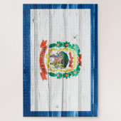 Staatsflagge West Virginia Puzzle (Vertikal)