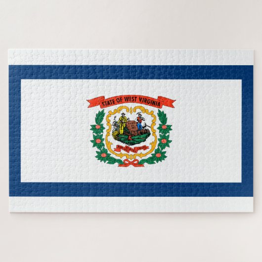 Staatsflagge West Virginia Puzzle (Horizontal)