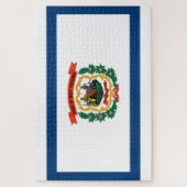 Staatsflagge West Virginia Puzzle (Vertikal)