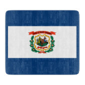 Staatsflagge West Virginia Schneidebrett (Vorderseite)
