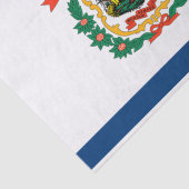 Staatsflagge West Virginia Seidenpapier (Ausschnitt)