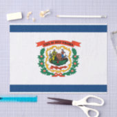 Staatsflagge West Virginia Seidenpapier (Handwerk)