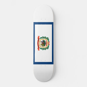 Staatsflagge West Virginia Skateboard