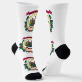 Staatsflagge West Virginia Socken (Gewinkelt)