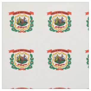 Staatsflagge West Virginia Stoff