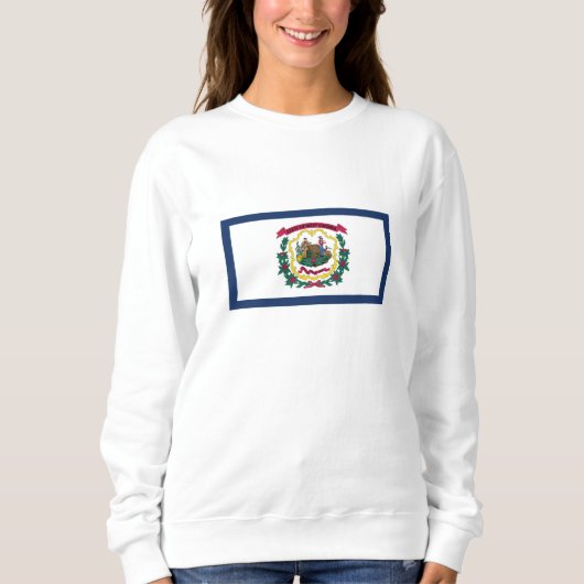 Staatsflagge West Virginia Sweatshirt (Vorderseite)