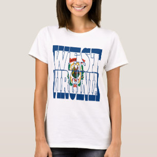 Staatsflagge West Virginia T-Shirt