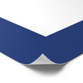 Staatsflagge West Virginia, USA Poster (Ecke)