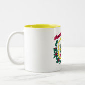 Staatsflagge West Virginia Zweifarbige Tasse (Links)