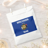 Staatsflagge Wisconsin Geschenktütchen (Ausgeschnitten)