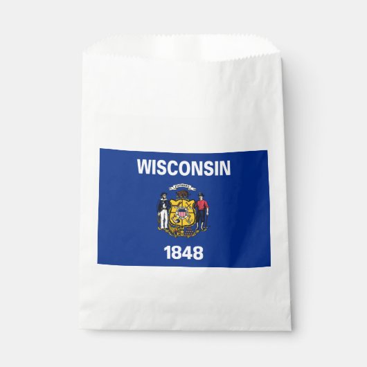 Staatsflagge Wisconsin Geschenktütchen (Vorderseite)