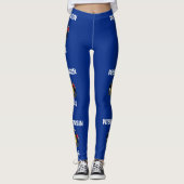 Staatsflagge Wisconsin Leggings (Vorderseite)