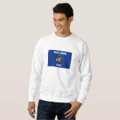 Staatsflagge Wisconsin Sweatshirt (Vorne ganz)