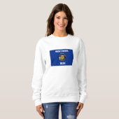 Staatsflagge Wisconsin Sweatshirt (Vorne ganz)