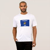 Staatsflagge Wisconsin T-Shirt (Vorne ganz)
