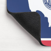Staatsflagge Wyoming, USA Mousepad (Ecke)