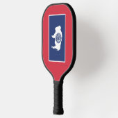 Staatsflagge Wyoming, USA Pickleball Schläger (Links)