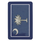 Staatsflaggenmagnet von Palmetto Magnet (Vertikal)