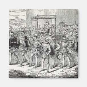 Staatsfortschritt der Königin Elizabeth Magnet