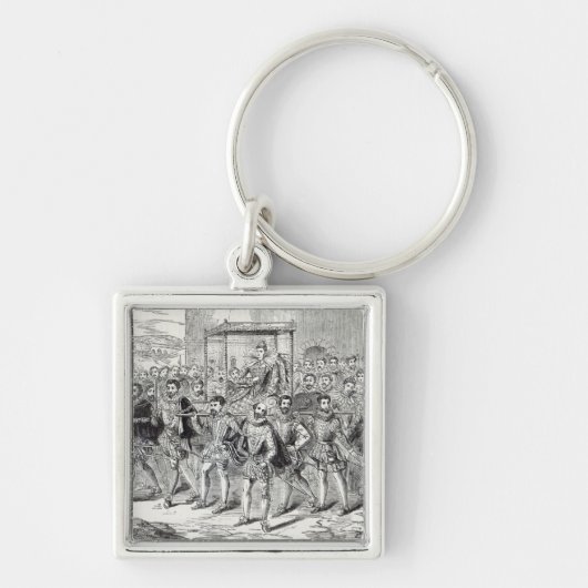 Staatsfortschritt der Königin Elizabeth Schlüsselanhänger (Vorne)