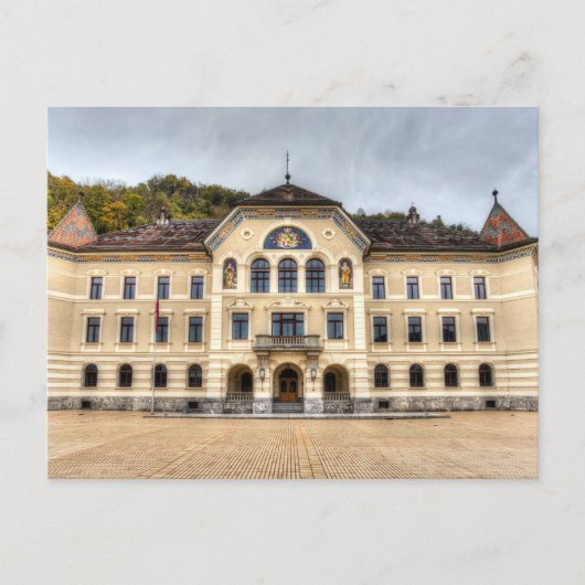 Staatshaus Liechtenstein Postkarte (Vorderseite)