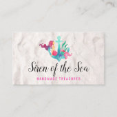 Staatshilfe für Anchor Nautical Watercolor Social Visitenkarte (Vorderseite)