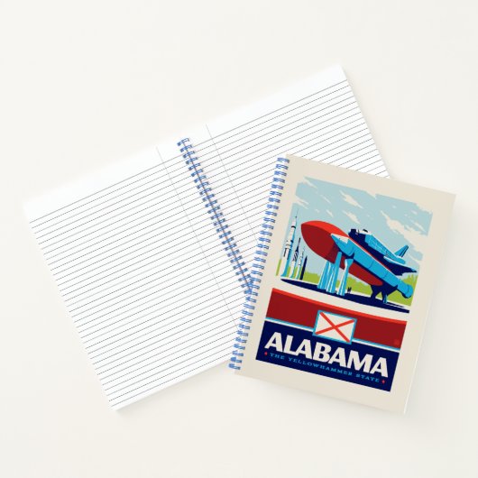 Staatsstolz | Alabama Notizblock (Innenseite)