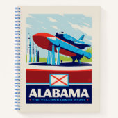 Staatsstolz | Alabama Notizblock (Vorderseite)