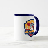 Staatsstolz | Alabama Tasse (VorderseiteRechts)