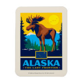 Staatsstolz | Alaska Magnet (Vertikal)