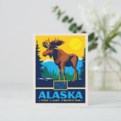 Staatsstolz | Alaska Postkarte (Stehend Vorderseite)