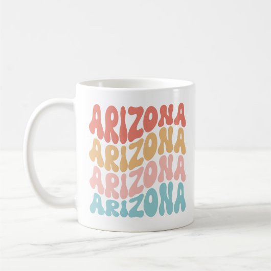 Staatsstolz Arizona Kaffeetasse (Links)