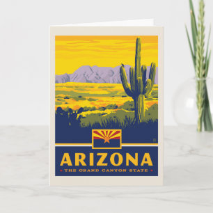 Staatsstolz Arizona Karte
