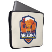 Staatsstolz | Arizona Laptopschutzhülle (Vorne Rechts)